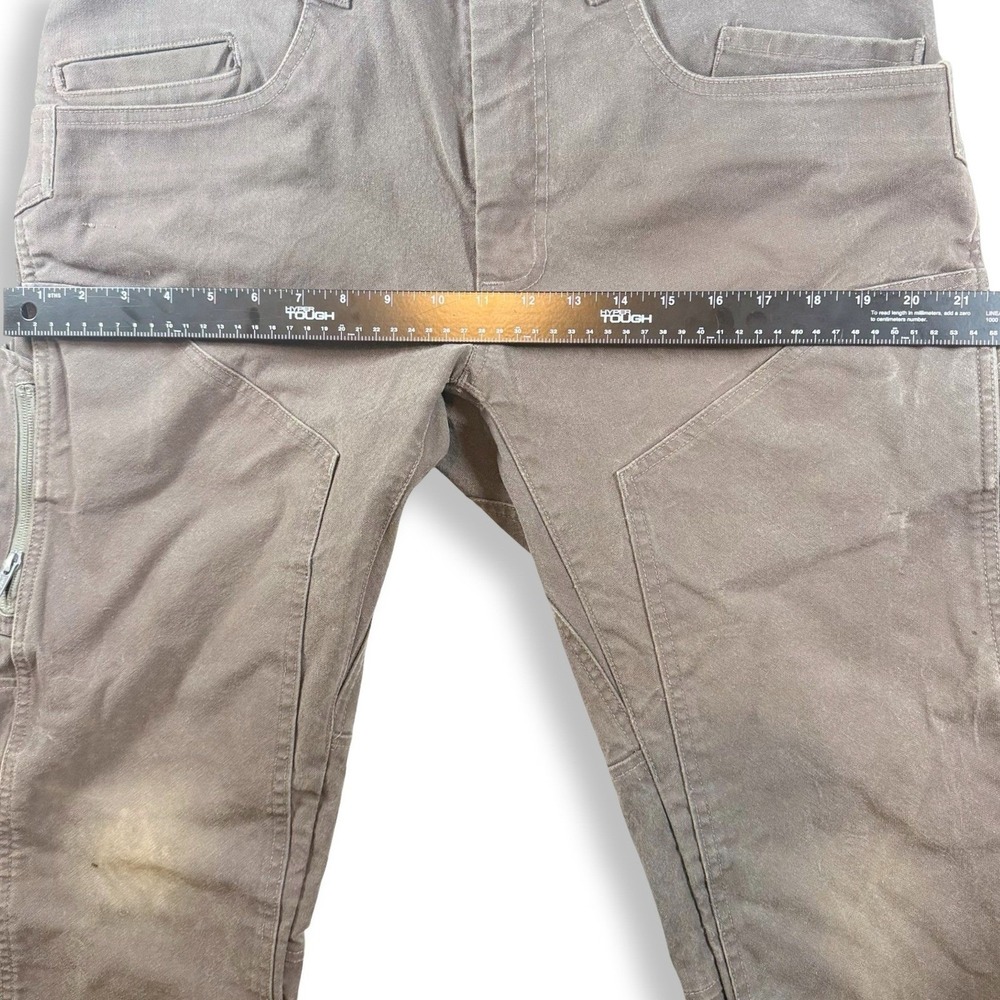 1620 Workwear Mens 34 Double Knee Cordura Utility Pants Gray Made in USA - Picture 6 of 9